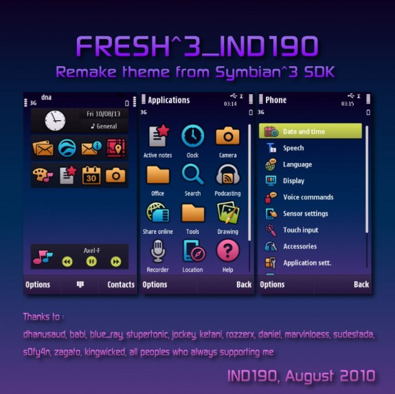 Symbian FRESH^3 by IND190